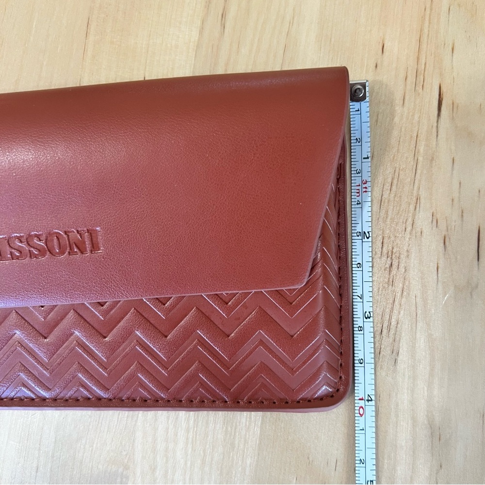 Missoni Brown‎ Leather Glasses Case - Picture 6 of 7